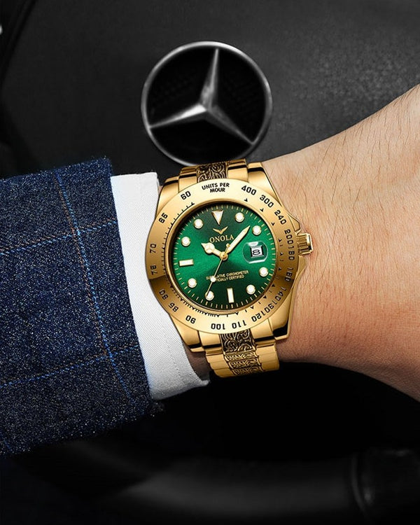 SQIRCLE | GOLD GREEN